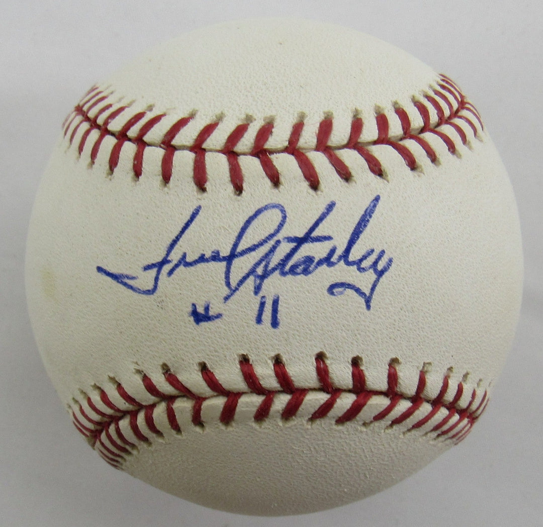 Fred Stanley Signed Auto Rawlings Baseball B163