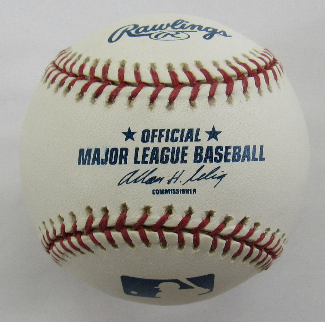 Clyde Wright Signed Auto Rawlings Baseball B164