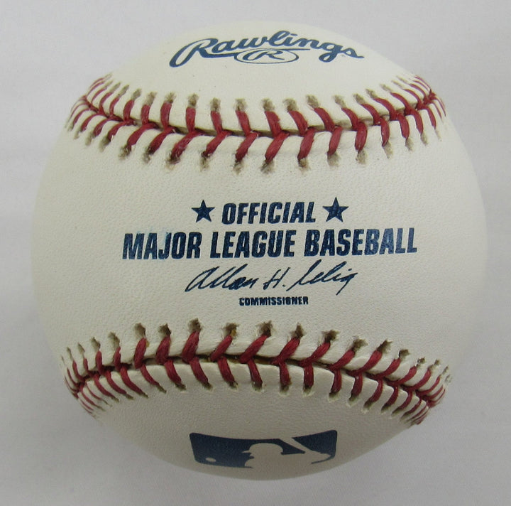 Clyde Wright Signed Auto Rawlings Baseball B164
