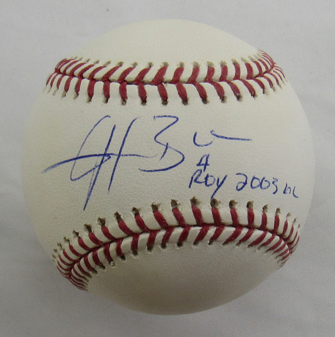 Angel Berroa Signed Auto Rawlings Baseball B166