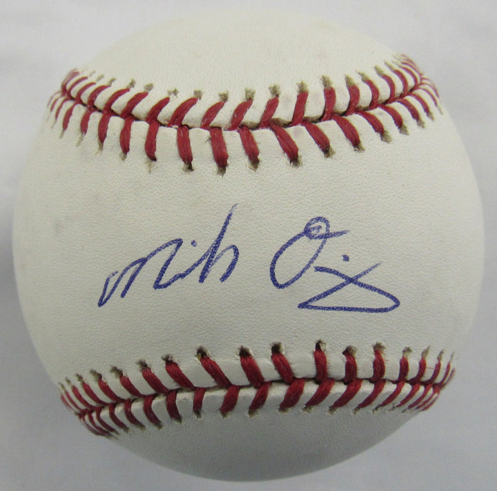 Micah Owings Signed Auto Rawlings Baseball MLB Hologram B164