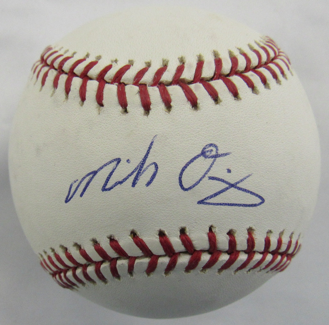 Micah Owings Signed Auto Rawlings Baseball MLB Hologram B168