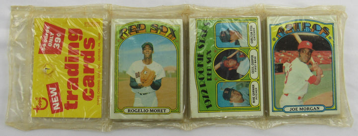 1973 Topps Baseball Card Rack Pack - Factory Sealed - Carlton Fisk on Top