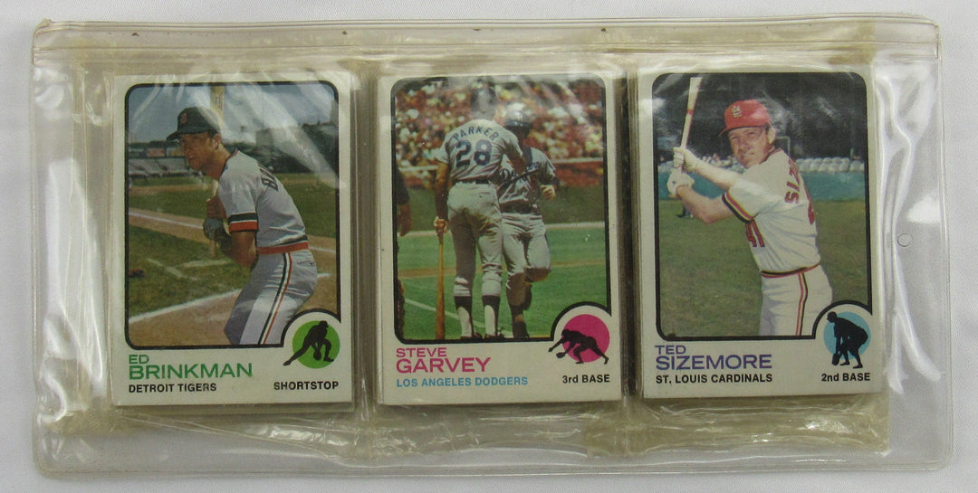 1973 Topps Baseball Card Rack Pack - Factory Sealed - Steve Garvey on Top