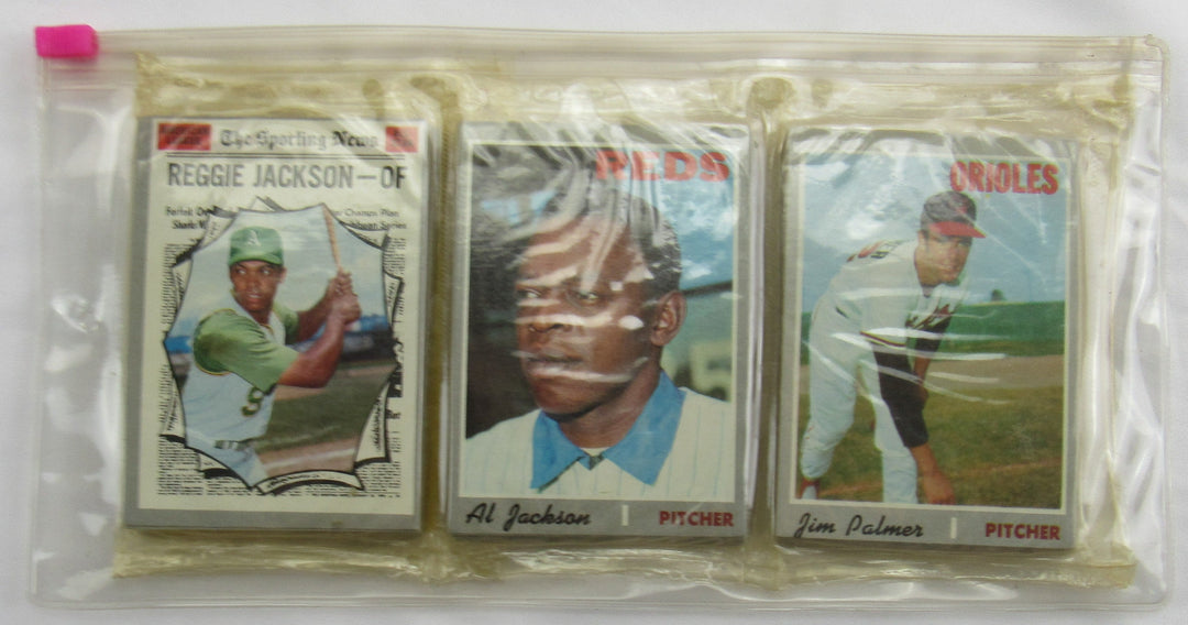1970 Topps Baseball Card Rack Pack - Factory Sealed - Reggie Jackson AS / Jim Palmer