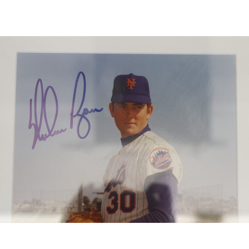 Nolan Ryan Mets Astros Rangers Angels Autographed 25x40 Framed Collage JSA LOA