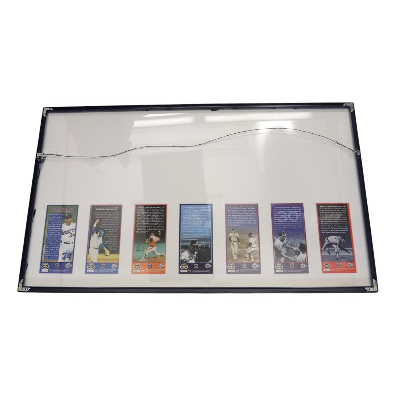 Nolan Ryan Mets Astros Rangers Angels Autographed 25x40 Framed Collage JSA LOA