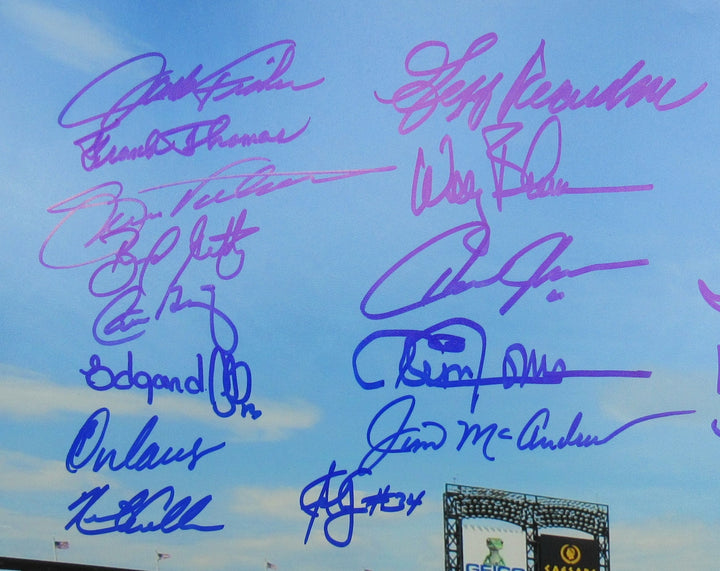 New York Mets Stars Multi Signed 16x20 Photo Edgardo Alfonzo Ed Kranepool Cleon Jones +39