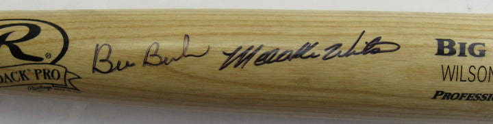 Bill Buckner Mookie Wilson Signed Rawlings Baseball Bat JSA CB21731
