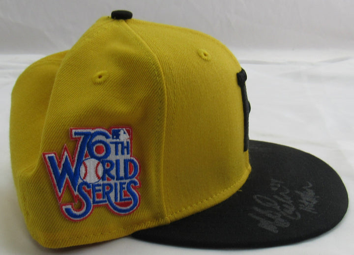Mike Easler Bill Madlock Signed Auto Hat JSA CI24012