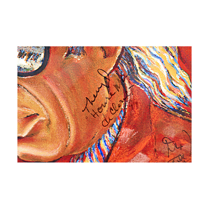 Steve Miller, Santana, Aaron Neville Multi Signed Autographed 1999 New Orleans Jazzfest Framed Poster (JSA LOA #ZZ25852)