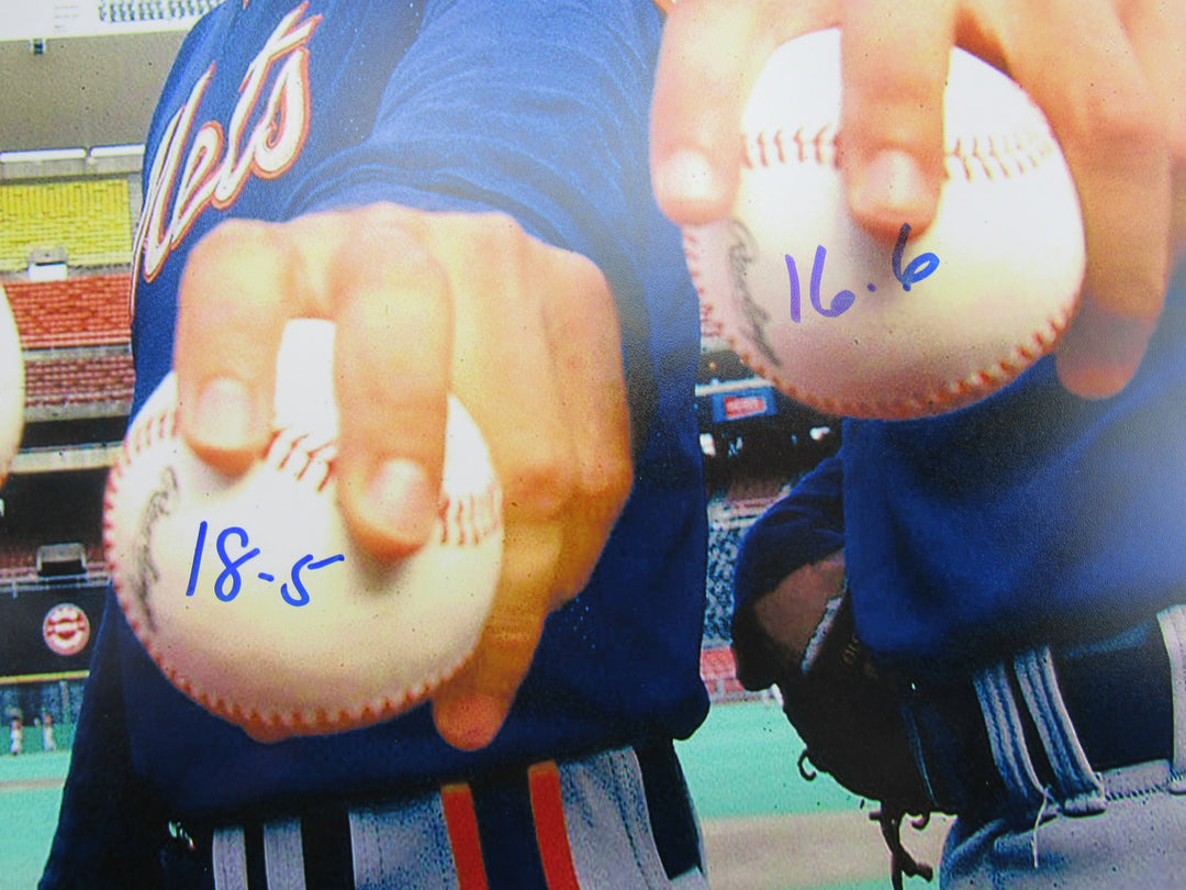 1986 Mets Rotation Signed 16x20 Photo Gooden Ojeda Darling Fernandez JSA Witness COA IV
