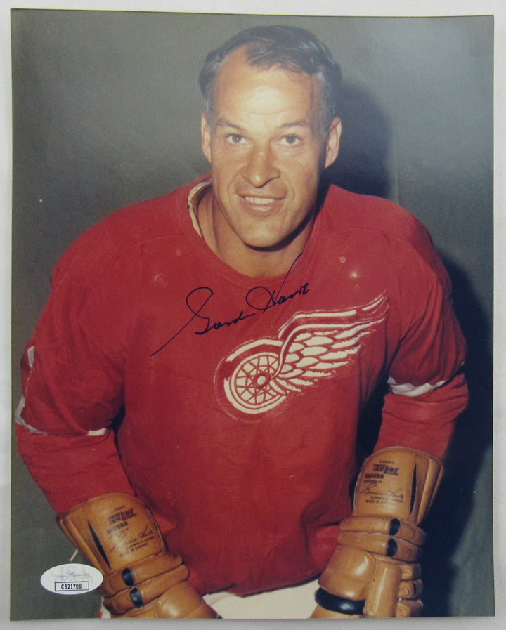 Gordie Howe Signed 8x10 Photo JSA CB21708
