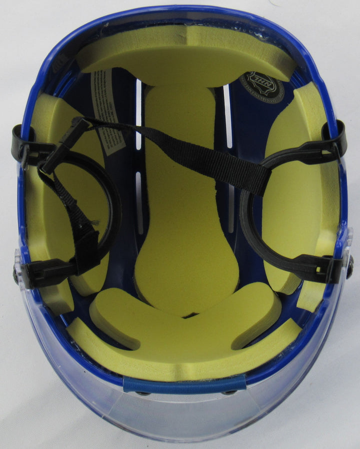 Denis Potvin Signed Islanders Blue Mini Helmet JSA Witness COA
