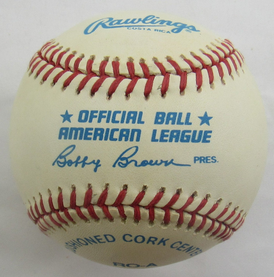 Carlos Baerga Signed Auto Rawlings Baseball B151