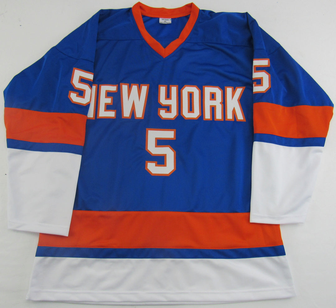 Denis Potvin Signed Replica Islanders Jersey w/ Insc JSA COA