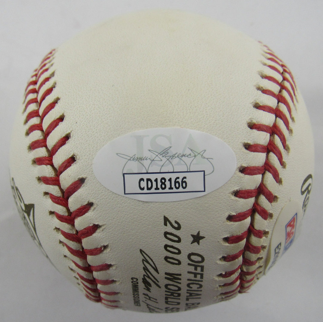 Dwight Gooden Signed Auto Rawlings 2000 World Series Baseball JSA CD18166
