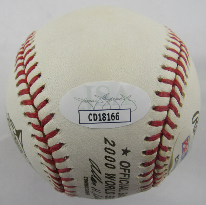 Dwight Gooden Signed Auto Rawlings 2000 World Series Baseball JSA CD18166