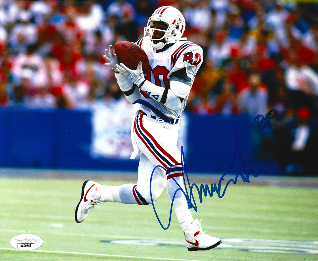 Irving Fryar New England Patriots Signed Vintage 8€10 Photo (JSA)