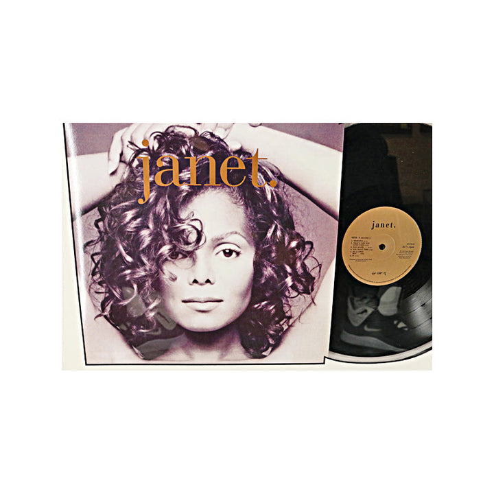 Janet Jackson Janet. Vinyl Record Framed Collage