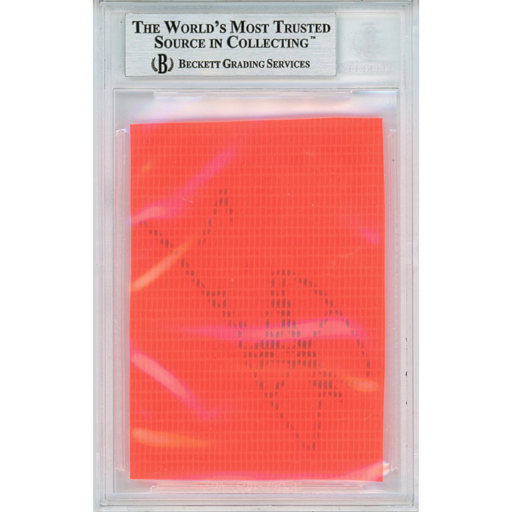 Joe Theismann Signed Notre Dame Irish Football Pylon Piece Sig Cut Beckett Auth Auto Slab