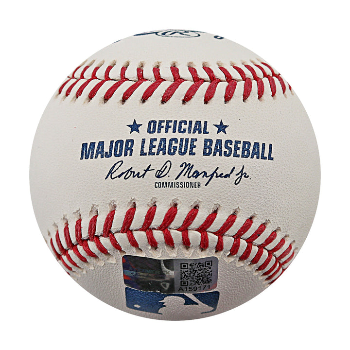 Tommy John Yankees Dodgers White Sox Autographed MLB Baseball (CX Auth)