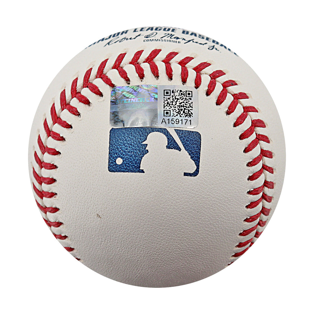 Tommy John Yankees Dodgers White Sox Autographed MLB Baseball (CX Auth)
