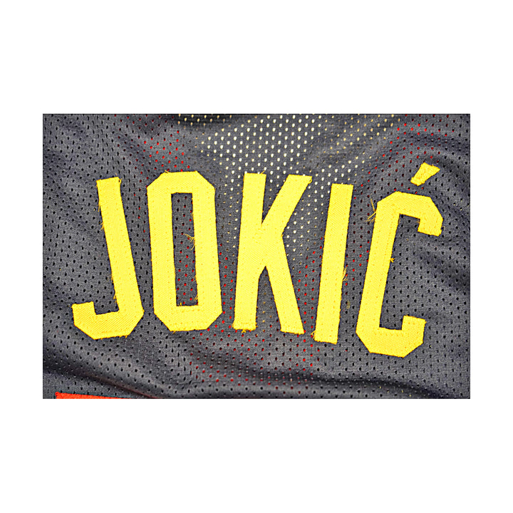 Nikola Jokic Denver Nuggets Autographed Navy Custom Jersey Beckett Holo Only