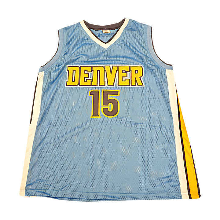 Nikola Jokic Denver Nuggets Autographed Light Blue Custom Jersey JSA COA