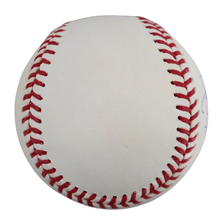 Andruw Jones Braves Yankees Autographed Inscribed HOF Logo Baseball (CX Auth)