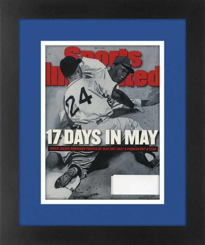 Jackie Robinson Vintage Sports Illustrated Magazine May 5,1997 Original Issue Professionally Matted and Framed 14.25 x 17