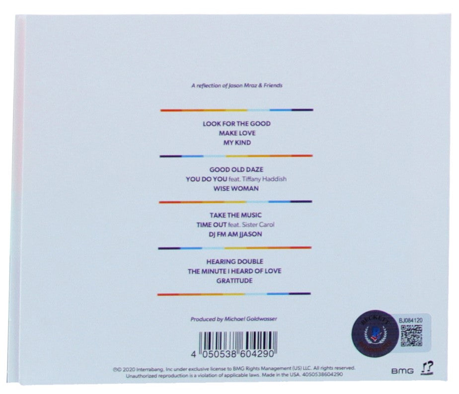 Jason Mraz (Singer-Songwriter and Guitarist) Signed Look For the Good CD Booklet Insert (Beckett)