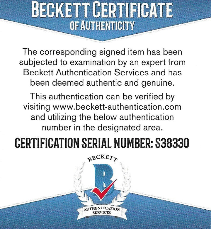 Jeremy Roenick Signed San Jose Sharks Logo Hockey Stick Blade Inscription, Proof, Beckett