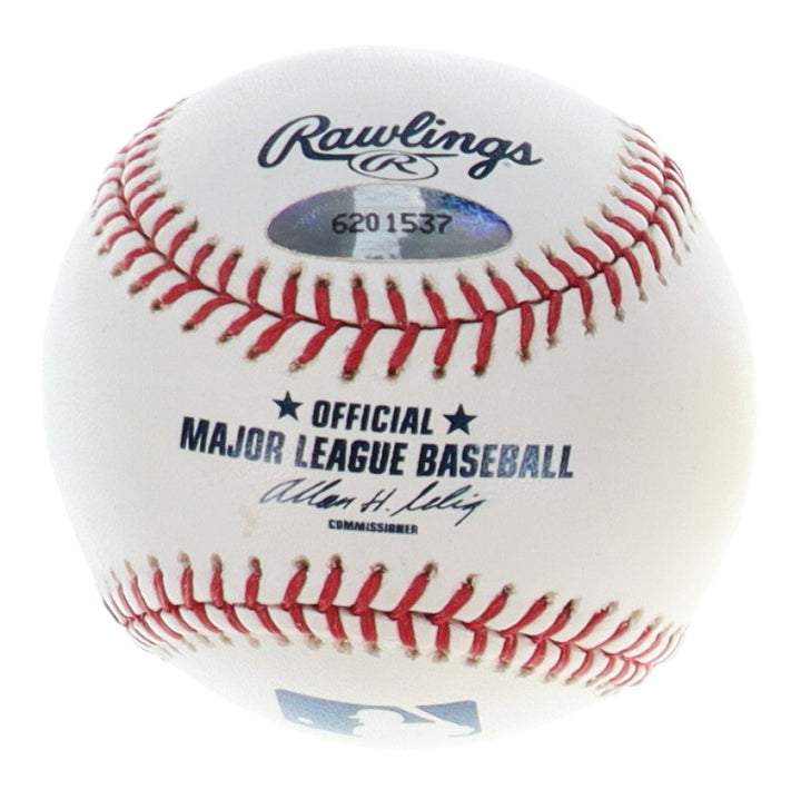 Jim Coates New York Yankees Signed OML Baseball (TriStar) with Ball Cube