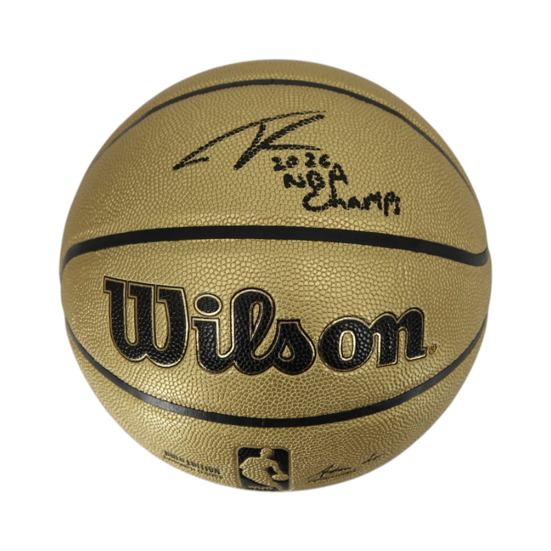 Tyler Kolek New York Knicks Autographed Inscribed Gold Edition NBA Basketball CX Auth