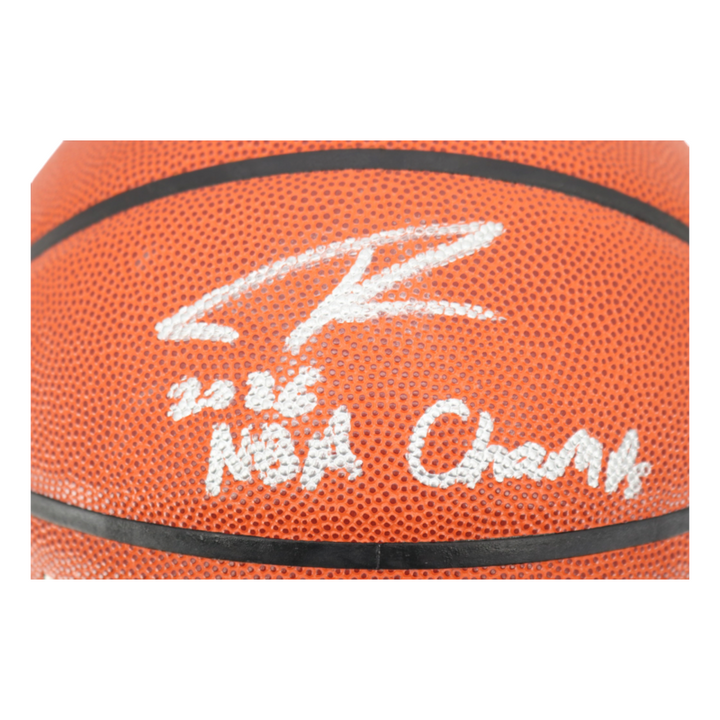 Tyler Kolek New York Knicks Autographed Inscribed Wilson NBA Basketball CX Auth