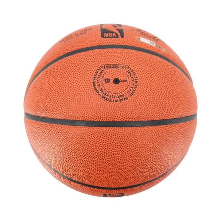 Tyler Kolek New York Knicks Autographed Inscribed Wilson NBA Basketball CX Auth