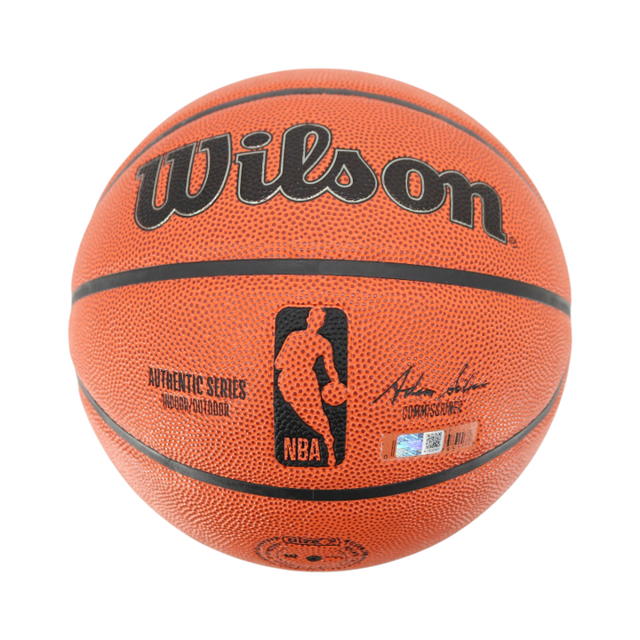 Tyler Kolek New York Knicks Autographed Inscribed Wilson NBA Basketball CX Auth