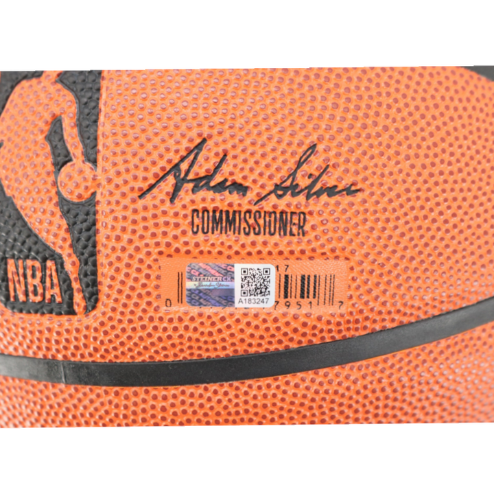 Tyler Kolek New York Knicks Autographed Inscribed Wilson NBA Basketball CX Auth