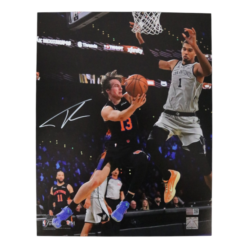 Tyler Kolek New York Knicks Autographed 11x14 Photograph with Wembanyama CX Auth