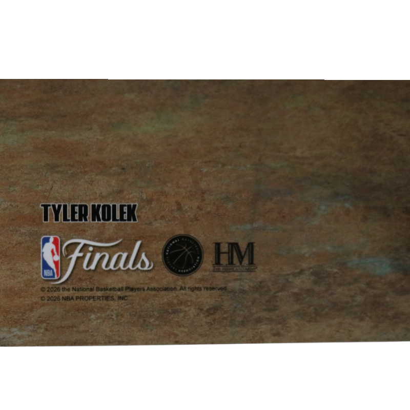 Tyler Kolek New York Knicks Autographed 11x14 Photograph with Trophy CX Auth