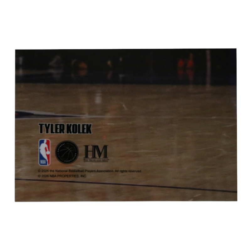 Tyler Kolek New York Knicks Autographed Inscribed 11x14 Photograph CX Auth