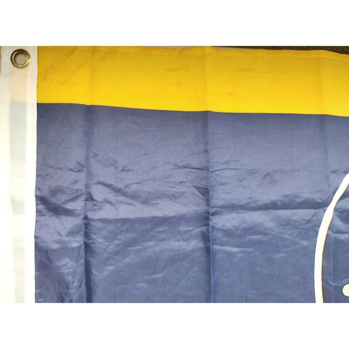 LA Rams Legends Signed Football Flag Eric Dickerson Jim Everett Henry Ellard Beckett