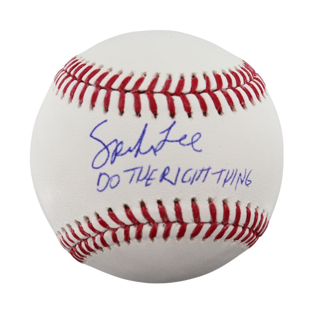 Spike Lee Autographed Signed Inscribed Do The Right Thing OMLB Ball (CX Auth)