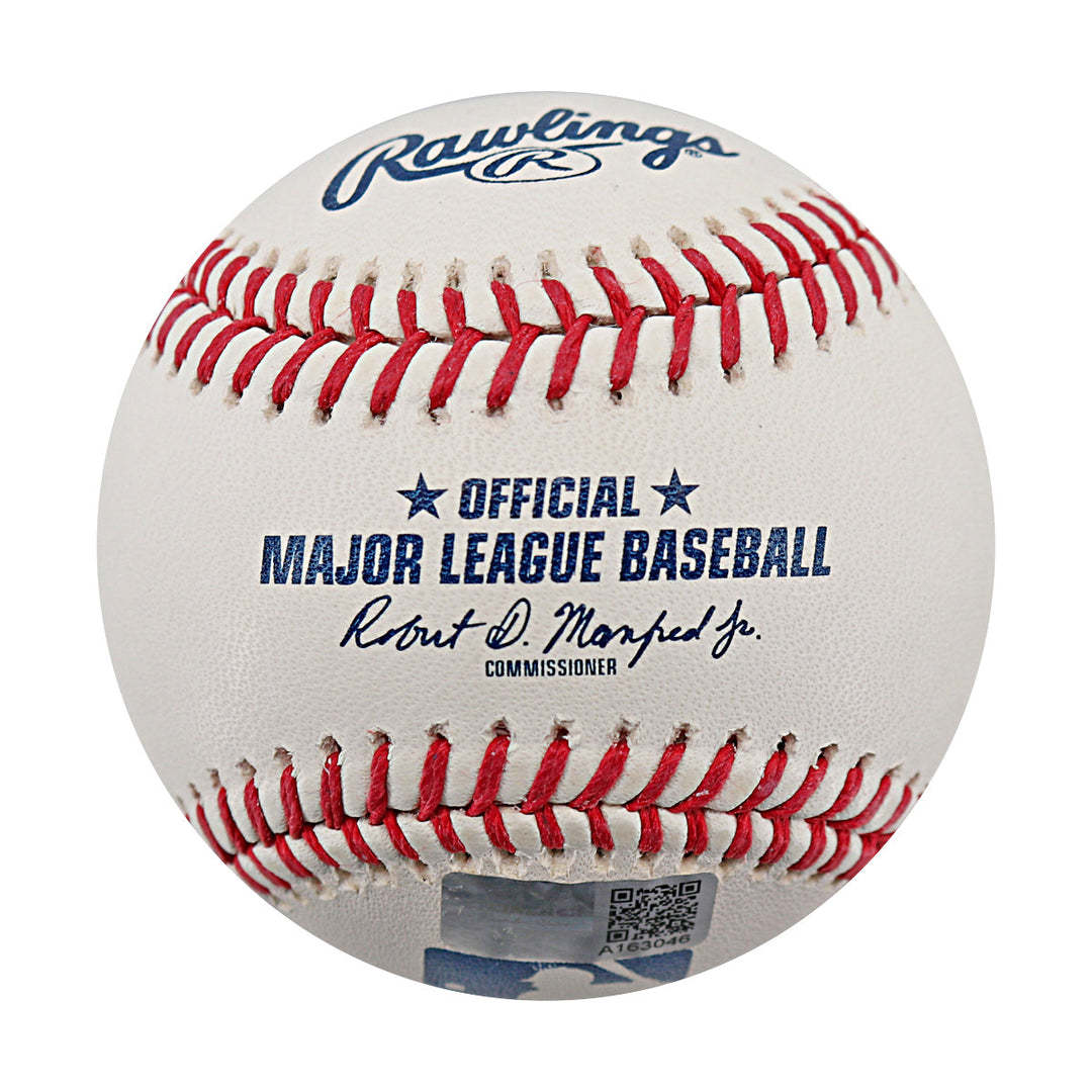 Brian Leetch New York Rangers Autographed Signed Inscribed HOF 09 Rawlings MLB Baseball (CX Auth)