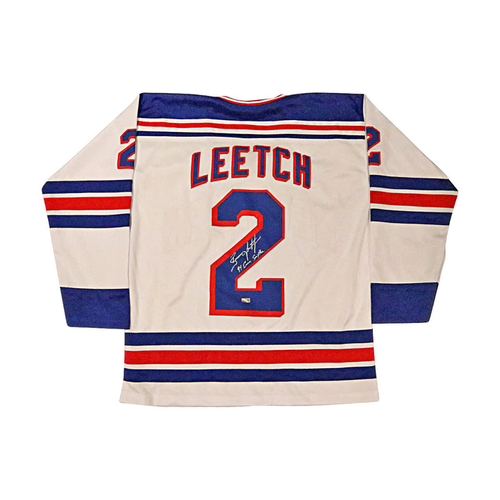Brian Leetch New York Rangers Autographed Signed Inscribed '94 Conn Smythe' Custom White Jersey (CX Auth)