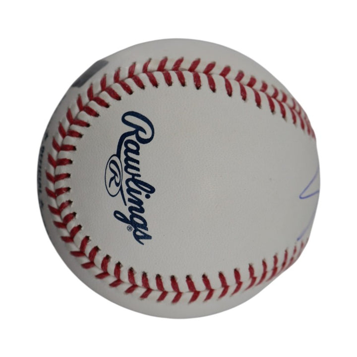 Jim Leyritz New York Yankees Autographed Inscribed 96 WS Champs MLB Baseball CX Auth
