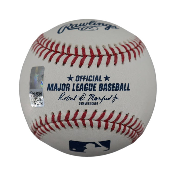 Jim Leyritz New York Yankees Autographed Inscribed 96 WS Champs MLB Baseball CX Auth