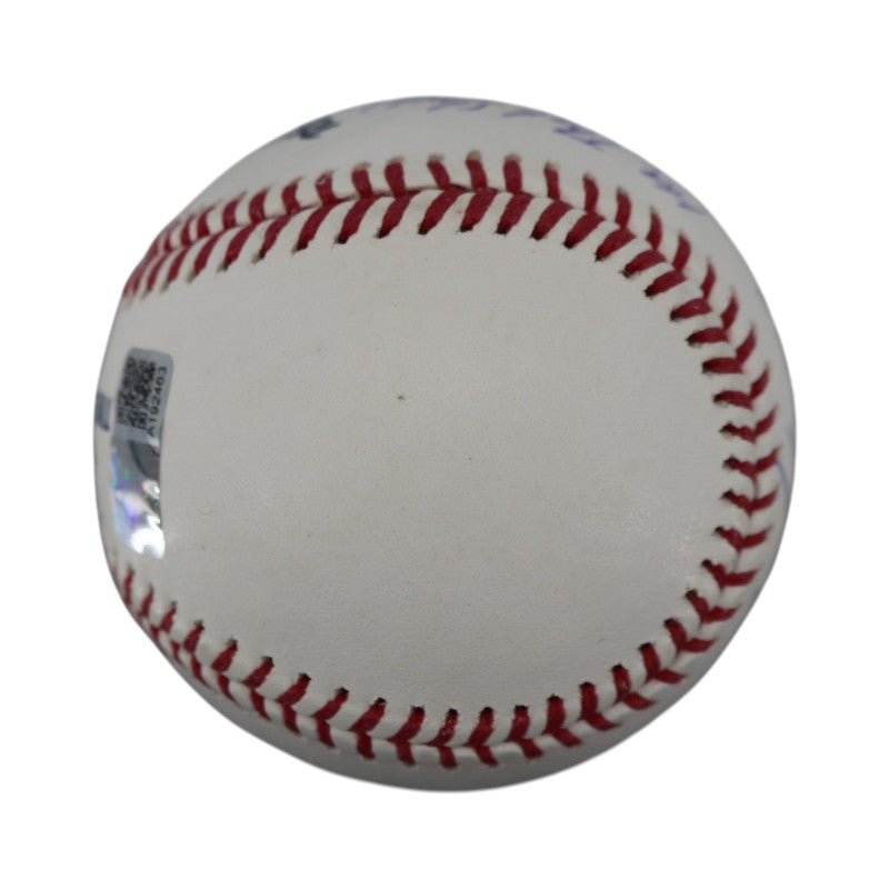 Jim Leyritz New York Yankees Autographed Inscribed HR That Started The Dynasty MLB Baseball CX Auth