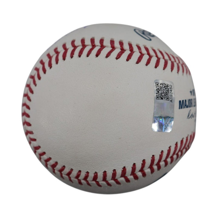 Jim Leyritz New York Yankees Autographed Inscribed Last HR of the Century MLB Baseball CX Auth